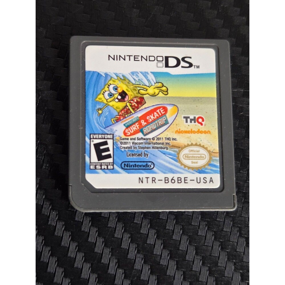 Nintendo DS Nickelodeon SpongeBob's Surf & Skate Roadtrip Game Tested